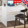 Dressing Computer Desk with 2 Drawers Study PC Table Home Office Workstation