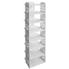 Wooden White Shoe Rack Storage Shelf Display Stand Organiser Unit 5/6/7/8 Tier