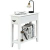 2-Tier End Table Sofa Bedside Table Nightstand Home Office Bookcase W/ Drawer