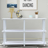 Hallway Console Table Side Table 3 Tier Storage Shelf Living Room Kitchen Stand