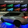 4x RGB LED Under Car Light Strip Underglow Body Neon Lamp Kit Phone App Control