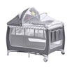Portable Baby Travel Cot Crib Bassinet Bed Playpen Infants with Mattress Folding