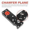 Metal Woodworking Edge Corner Plane 45° Bevel Planer Chamfering Chisel Trimming
