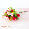 36 Heads Artificial Silk Flowers Bunch Wedding Home Grave Outdoor Bouquet UK