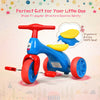 2 IN 1 Kids Tricycle 3 Wheels Toddler Trike Baby Balance Bike W/ Storage & Sound