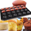 Deluxe 24 Mini Cheesecake Cup Cake Tray Non Stick Muffin Cupcake Baking Tin Pan.