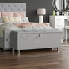 Storage Ottoman Box Pouffe Seat Stool Toys Storage Foot Stool Chair Bed Trunk