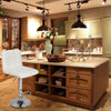 2PcsFaux Leather PU Bar Stools Breakfast Bar Chair Kitchen Stool Swivel Stool UK