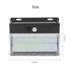 262 LED Solar Powered PIR Motion Sensor Light Bright Outdoor Garden Wall Lights