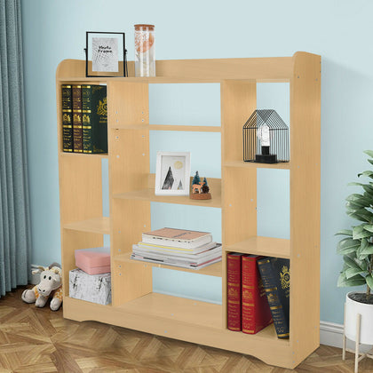 11 Tier Modern Book Shelves Storage Shelf Bookcase Display Unit Stand Organizer