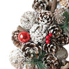 Christmas Wreath Hanging Decor Xmas Party Snow Door Wall Garland Ornament Decor