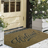 Home Front Polyester Doormat Entrance Non-Slip Floor Welcome Guest Mats Decor