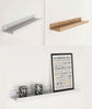 WOODEN FLOATING SHELF SHELVES KIT WALL MOUNTED DISPLAY UNIT HOME OFFICE BATHROOM