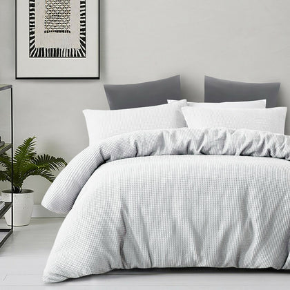 Winter Duvet Cover Set Warm Quilt Cover With Pillowcase White Cotton Bedding Set