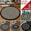120CM Circular Circle Round Rugs Floor Carpets Mat Large Soft Rug Living Roo