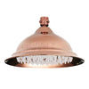 Luxury Elegant Rose Gold Round Brass Shower Spray Head 8 inch Bathroom Rainfall