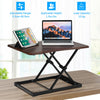Standing Desk Converter Adjustable Ergonomic Stand Up Desk Riser W/ Gas Spring