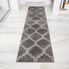Grey Trellis Garden Rug Washable Hard Wearing Outdoor Rug Small Large Area Rugs