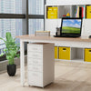 Office Metal Filing Cabinet Cupboard Drawer Unit on Castors Cabinet 5 Drawers UK