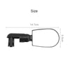 2* Bike Mirrors Rear 360° Mirror Bicycle Road Safety Flexible Handlebar Vision