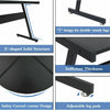 L Shaped Computer Desk Corner Gaming Table Workstation Home Office 112CM Length
