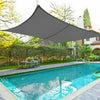 HEAVY DUTY SUN SHADE SAIL GARDEN PATIO AWNING CANOPY 98% UV BLOCK WATERPROOF UK