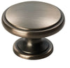 KNOB or CUP HANDLES PEWTER FINISH FOR KITCHEN CABINET DOORS & DRAWERS