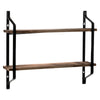 2Tier Vintage Wall Unit Floating Hanging Shelf for Kitchen, Living Room Bedroom