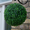 Best Artificial 28cm Green Boxwood Buxus Topiary Grass Hanging Ball Garden New