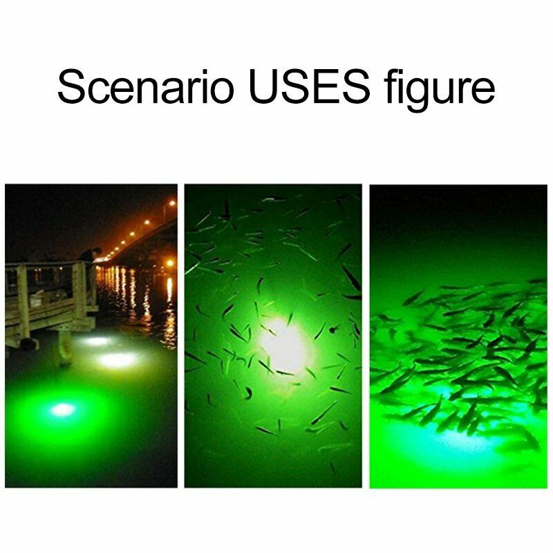 108LED Green Underwater Submersible Night Fishing Light Boat Attract F –  Quildinc
