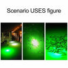 108LED Green Underwater Submersible Night Fishing Light Boat Attract Fish 12V