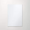 24inch Frameless Bathroom Mirror Pre Drilled Holes & Wall Hanging Hallway Mirror