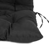 Garden Outdoor 2 Seater Bench Swing Hammock Chair Seat Cushion Pad with Backrest