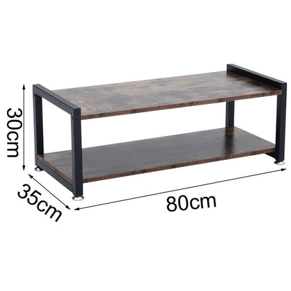 Industrial TV Unit 80cm Cabinet TV Stand Console Table Storage Shelf Sofa Table