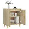 Slim Hallway Cabinet Cupboard Modern Side Table Console Narrow Unit Brown Small