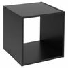 FREE STANDING CUBE 2 3 4 TIER WOODEN BOOKCASE STORAGE SHELF UNIT DISPLAY WOOD