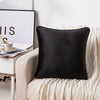 New Plain Luxury French Velvet Cushion Cover/Filled Cushions Piped Edges 18"/24"