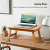 Bamboo Lapdesk Laptop Desk Stand Tray Notebook Portable Folding Home Office.