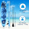 Adjustable Inflatable Surfboard Stand-Up 16cm Thick SUP Inflatable Paddle Board