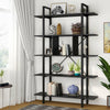 Tribesigns 5-Tier Bookcase Vintage Bookshelf Home Display Rack Storage Organizer