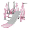 Toddler Garden Swing Slide & Climber Kids Baby Home Outdoor Playground Toy Pink