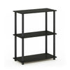 Furinno Turn-N-Tube 3-Tier Compact Multipurpose Shelf Display Rack Bookshelf