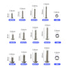 500X Stainless Steel M3 M4 M5 Hex Screws & Socket Bolts & Nuts Assorted Box Kit