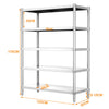 5 Tier Stainless Steel Shelving Unit 4ft Commercial Kitchen Storage Shelf Stand