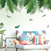 Summer Green Leaf Wall Sticker Background Living Room Art Home Decals DIY UK