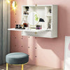 Floating Wall Mounted Table Folding Storage Unit Computer Desk Study Workstation