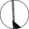 Set of 3 Folding Trestle Tables Portable Aluminium Height Adjustable 100cm/3' 4"