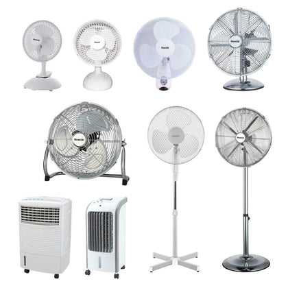 PEDESTAL COOLING FAN DESK FANS OSCILLATING STAND STANDING HOME OFFICE 3 SPEED