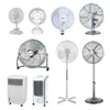 PEDESTAL COOLING FAN DESK FANS OSCILLATING STAND STANDING HOME OFFICE 3 SPEED