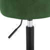 1x Breakfast Bar Stools Bar Chairs for Kitchen Bar Stools with Velvet Swivel Gas